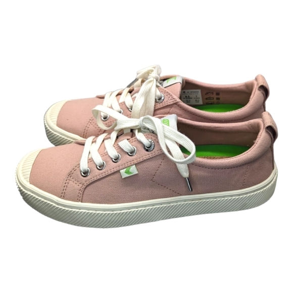 Cariuma Unisex Sneakers Oca Low Top Lace Up Suede Leather Pink W8.5 M7 - Picture 2 of 16